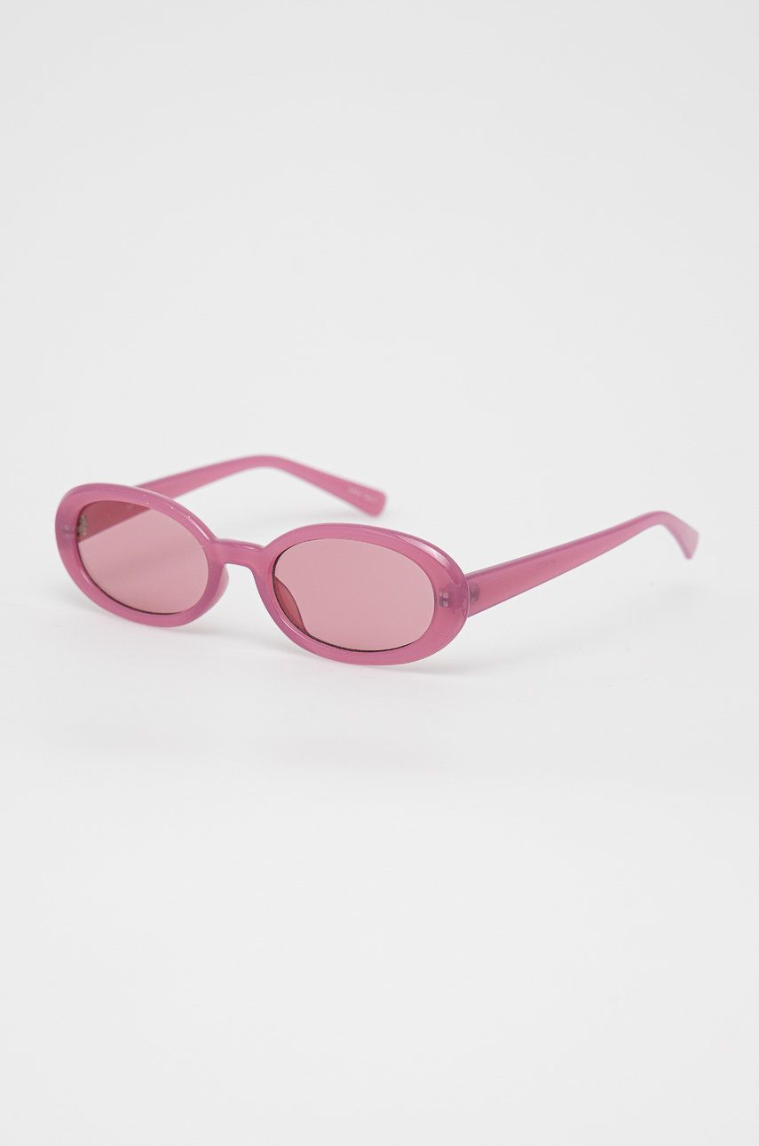 Slnečné okuliare Jeepers Peepers ružová farba