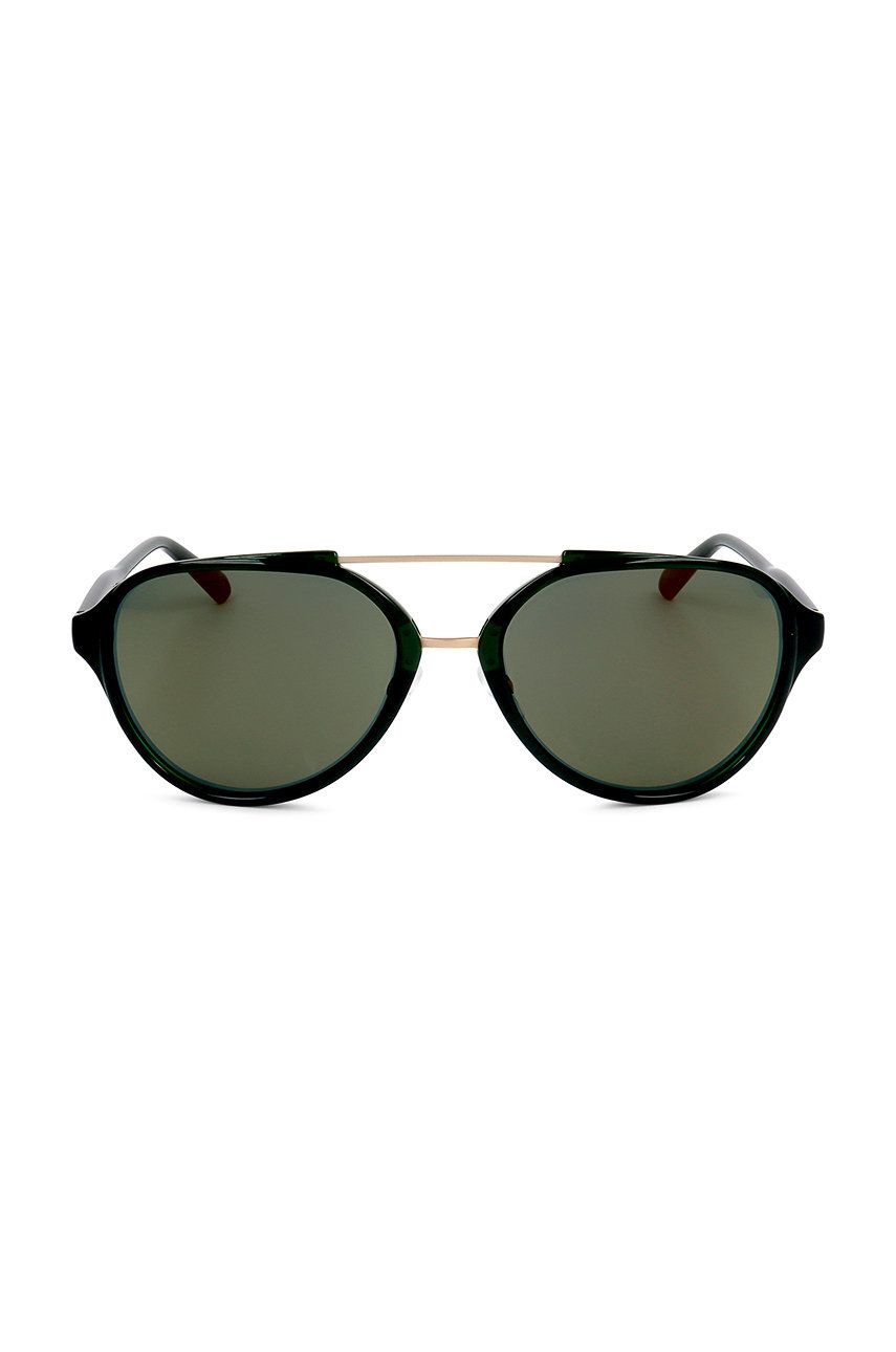 Calvin Klein okulary przeciwsłoneczne kolor zielony