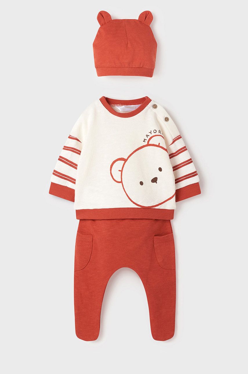 Mayoral Newborn compleu bebe culoarea rosu 2023 ❤️ Pret Super answear imagine noua 2022