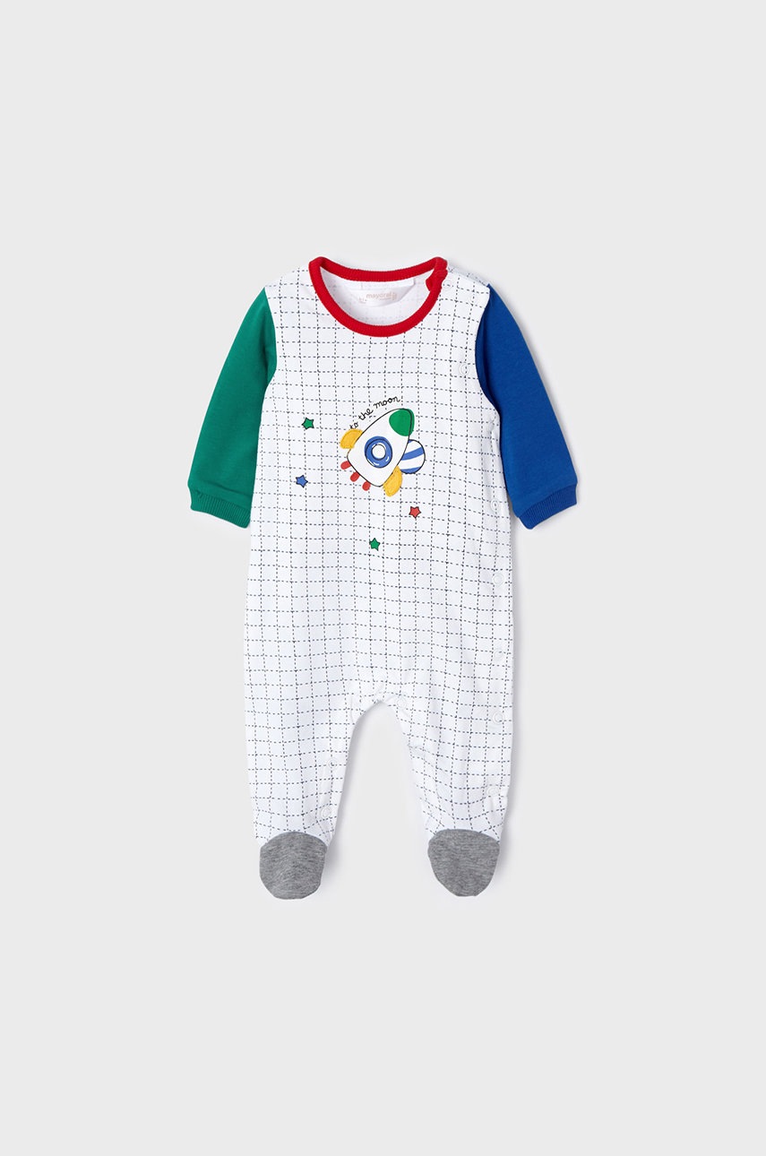 

Повзунки для немовлят Mayoral Newborn колір фіолетовий