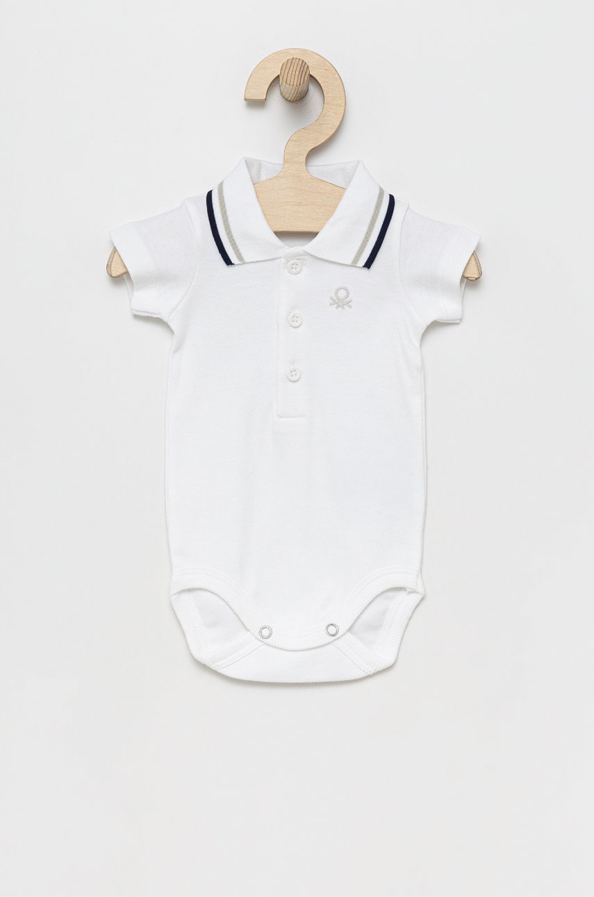 United Colors Of Benetton body bebe culoarea alb