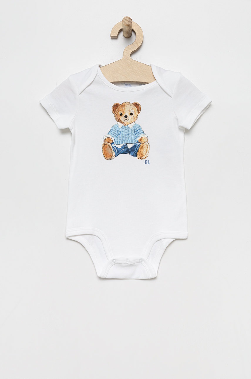 

Детское боди из хлопка Polo Ralph Lauren