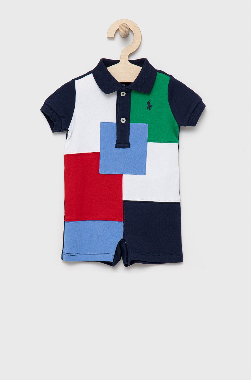 

Бебешко боди от памук Polo Ralph Lauren, Многоцветен