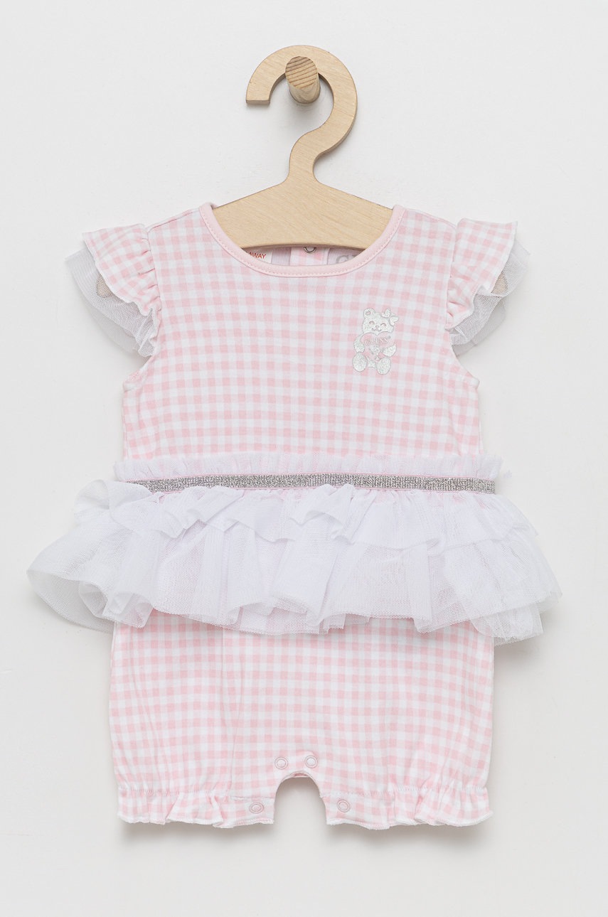 

Бебешки гащеризон Guess в розово, Розов