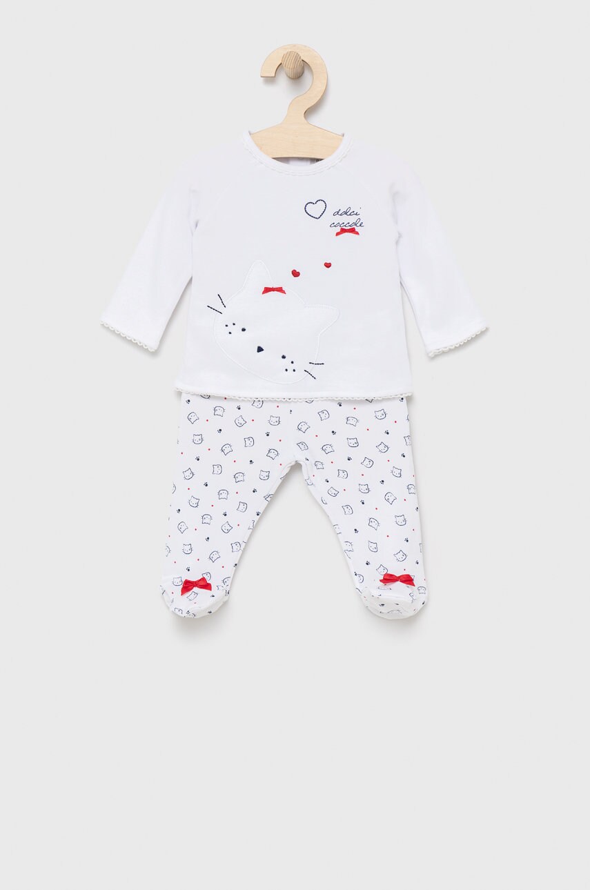 Birba&trybeyond compleu bebe culoarea alb