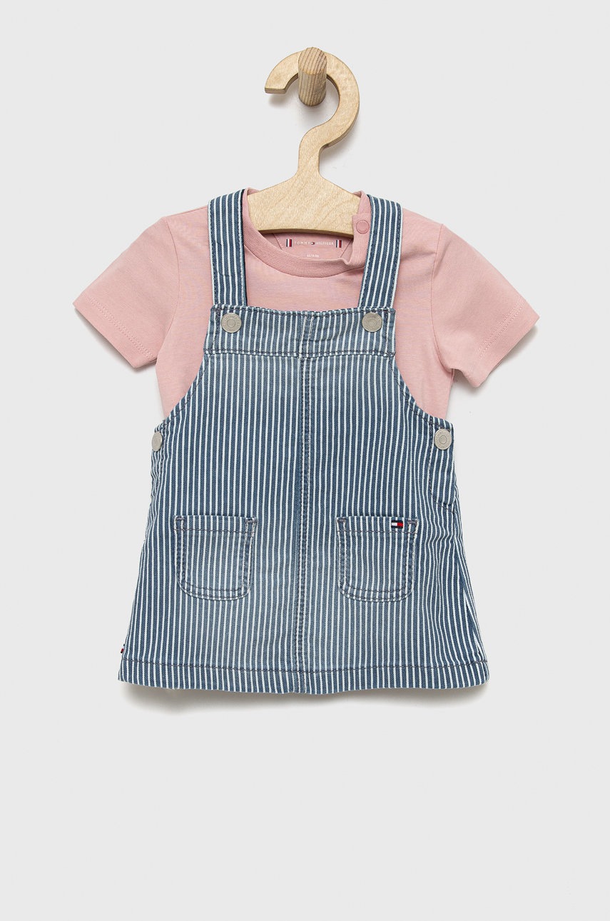 

Комплект за бебета Tommy Hilfiger в розово, Розов