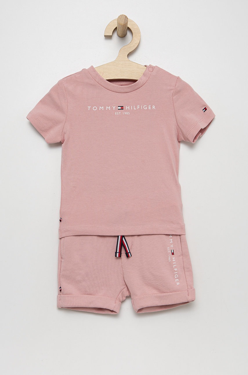 

Комплект за бебета Tommy Hilfiger в розово, Розов