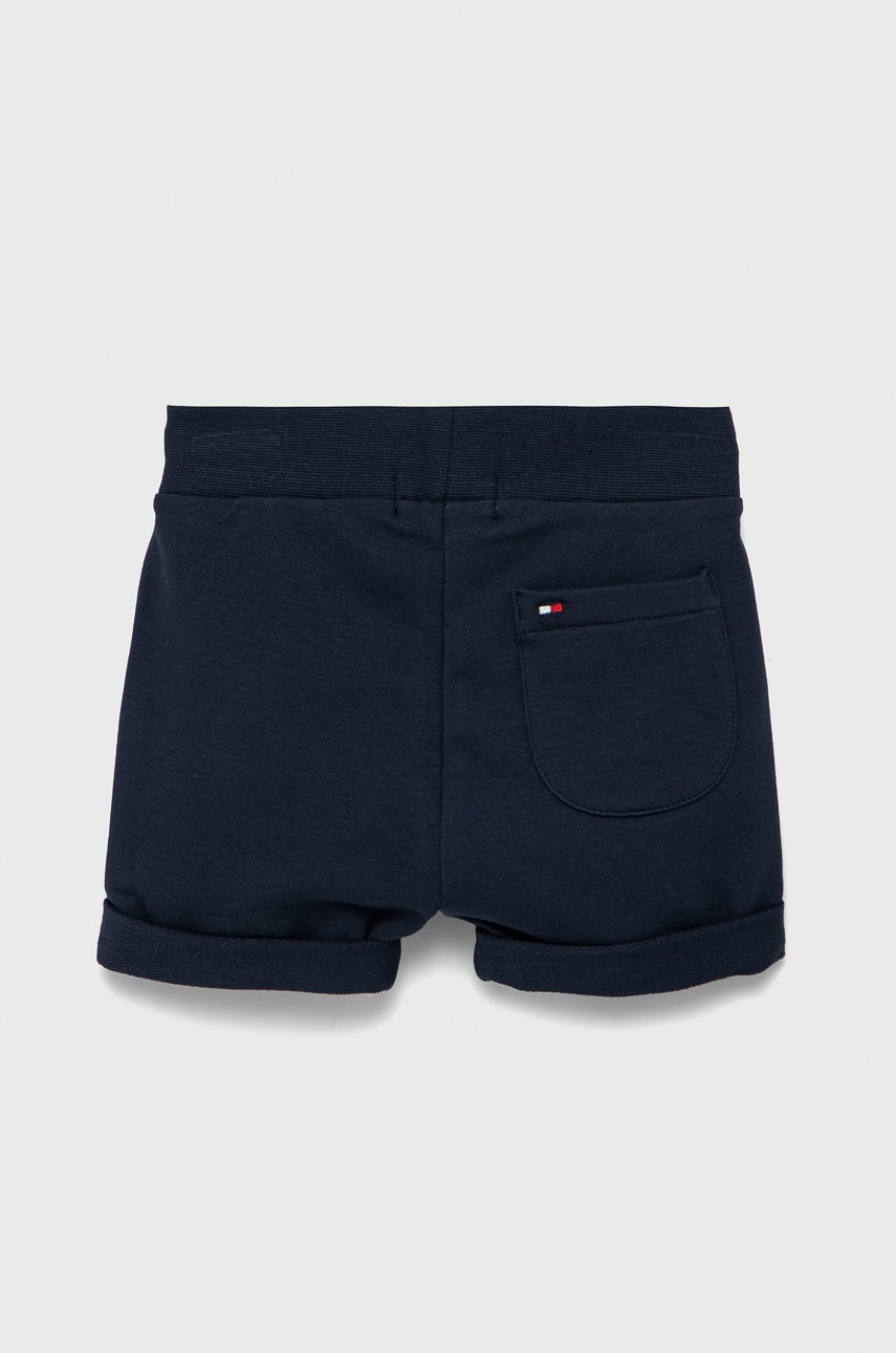 

Дитячі шорти Tommy Hilfiger колір синій з аплікацією регульована талія