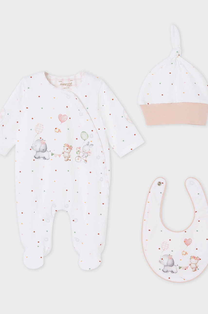 

Комплект за бебета Mayoral Newborn в розово, Розов