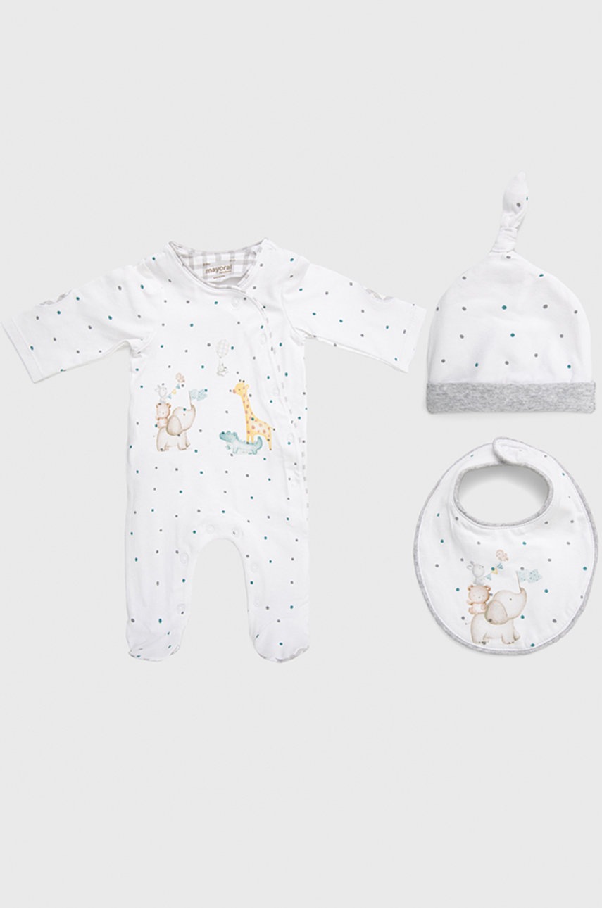 

Комплект за бебета Mayoral Newborn в сиво, Сив