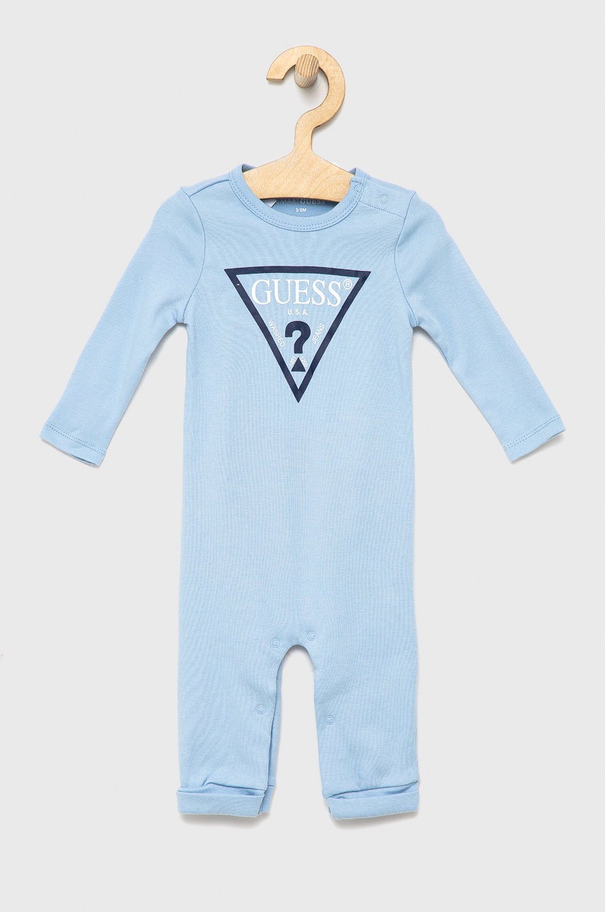 

Бебешки памучни ританки Guess, Син