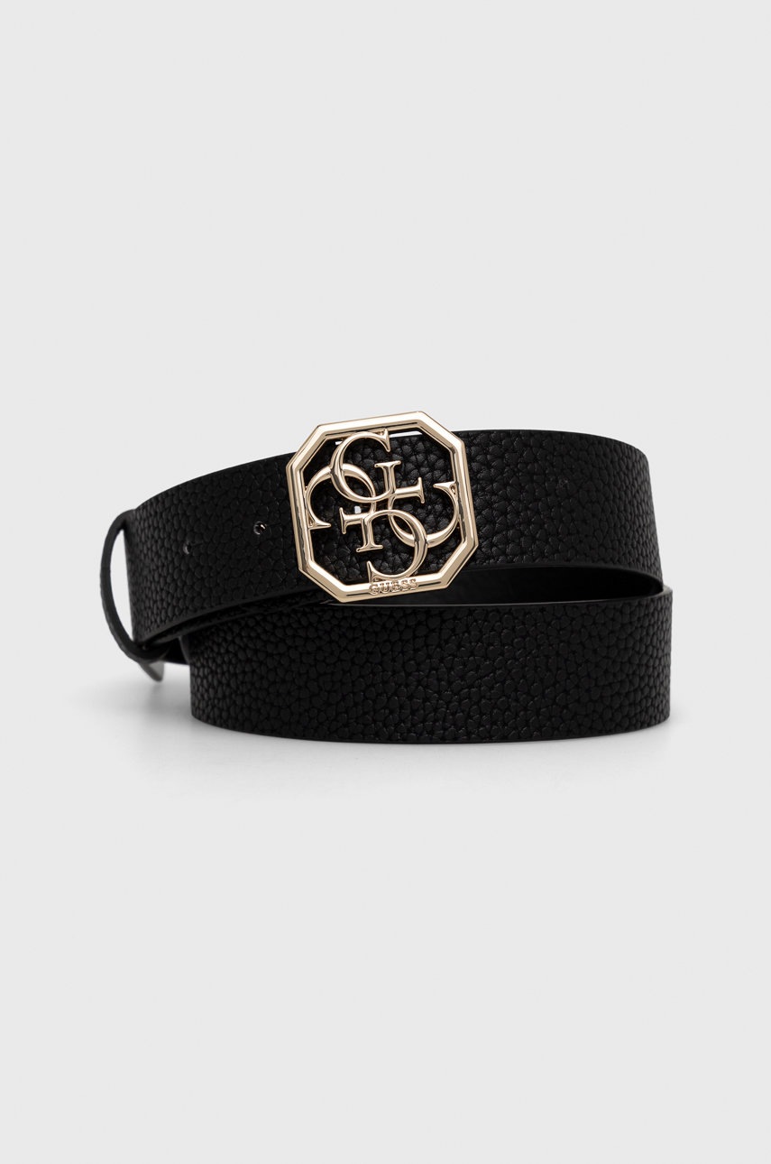 

Колан Guess дамски в черно, Черен