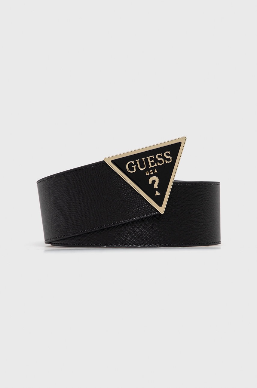 

Колан Guess дамски в черно, Черен