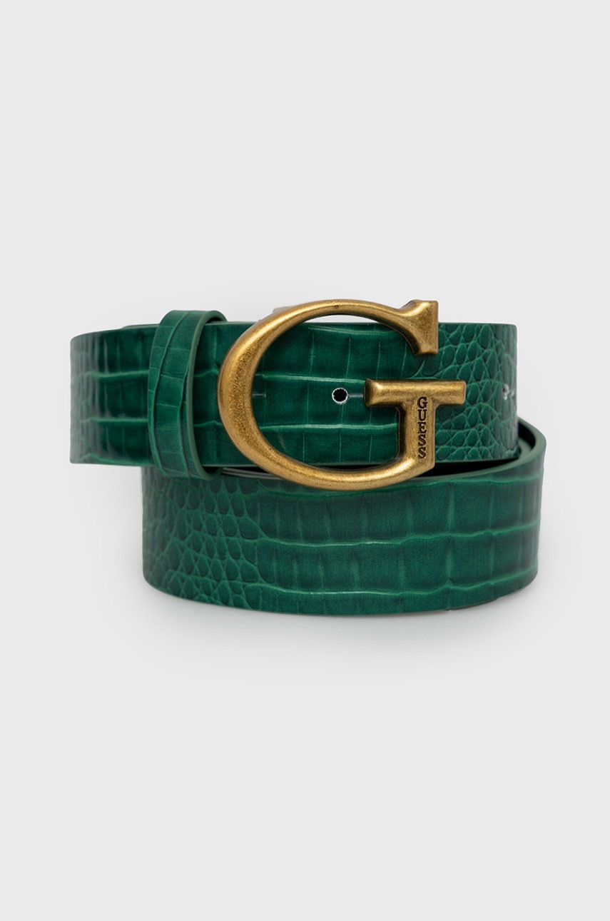 

Колан Guess дамски в зелено, Зелен