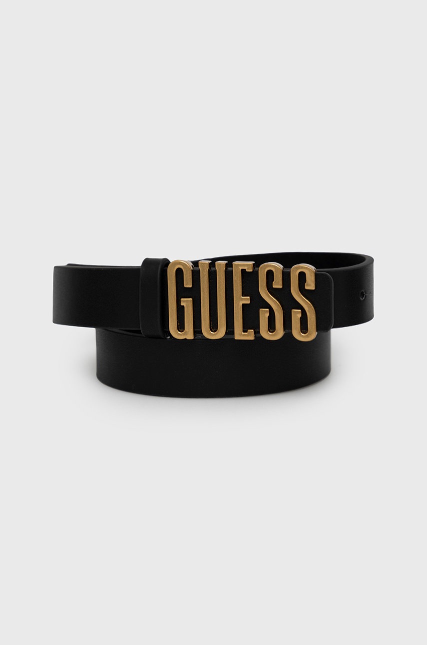 

Колан Guess дамски в черно, Черен