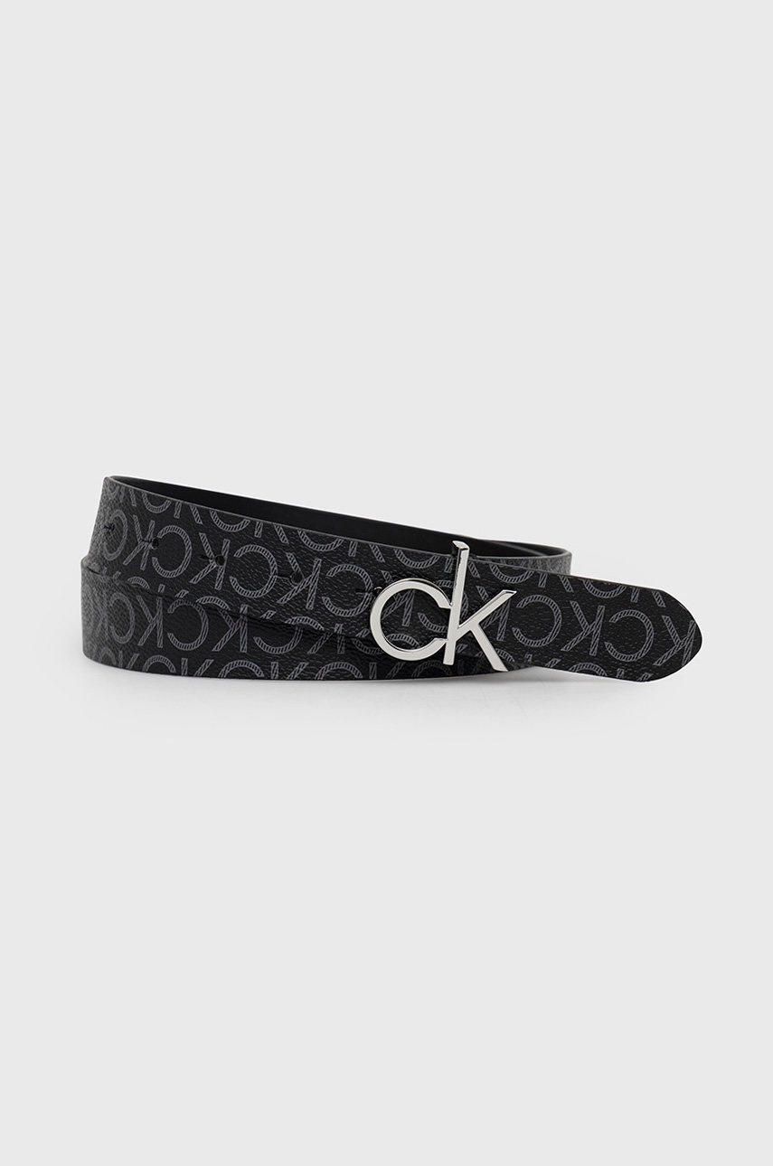 

Колан Calvin Klein дамски в черно, Черен