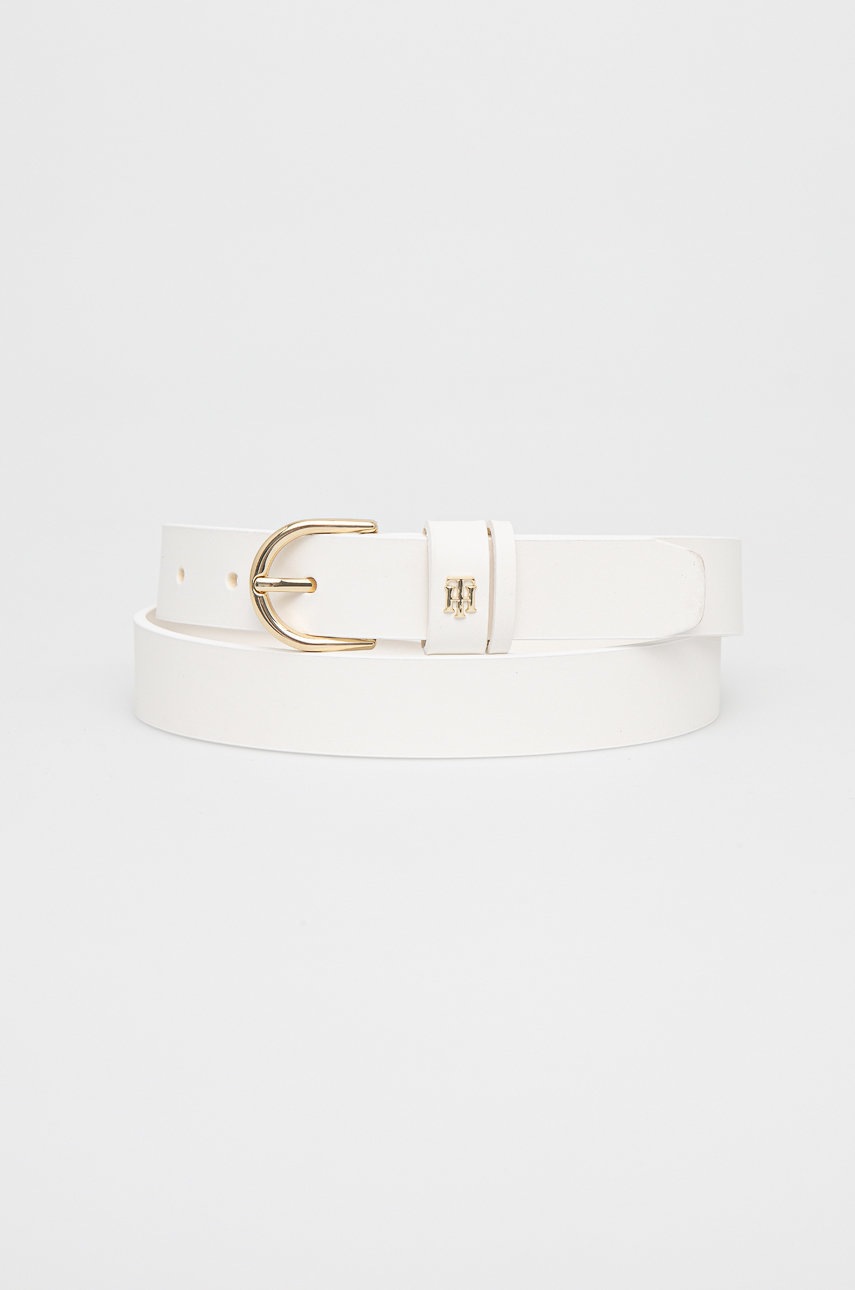 

Кожен колан Tommy Hilfiger Timeless 2.5 дамски в бяло, Бял