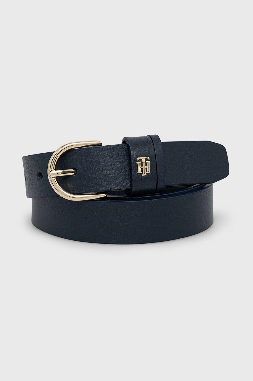 

Кожен колан Tommy Hilfiger Timeless 2.5 дамски в тъмносиньо, Тъмносин