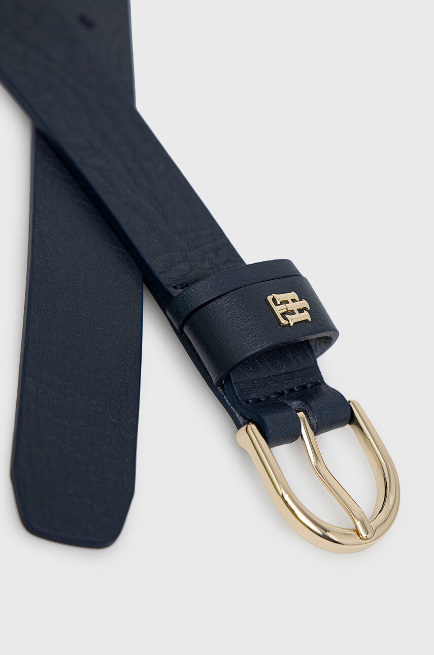 

Шкіряний ремінь Tommy Hilfiger Timeless 2.5 жіночий колір синій