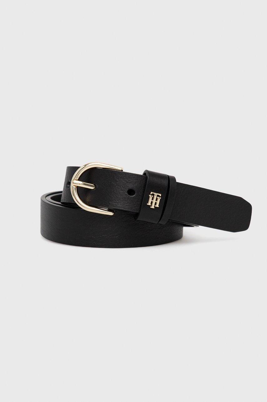 

Кожен колан Tommy Hilfiger Timeless 2.5 дамски в черно, Черен