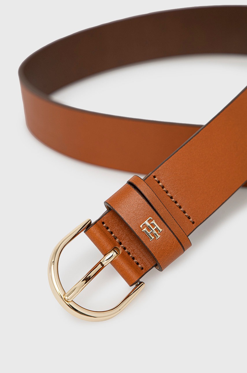 

Кожаный ремень Tommy Hilfiger Timeless 3.5 женский цвет коричневый