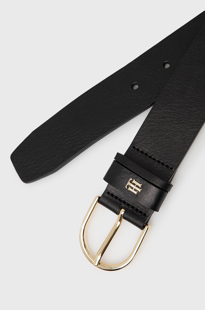 

Кожаный ремень Tommy Hilfiger Timeless 3.5 женский цвет чёрный