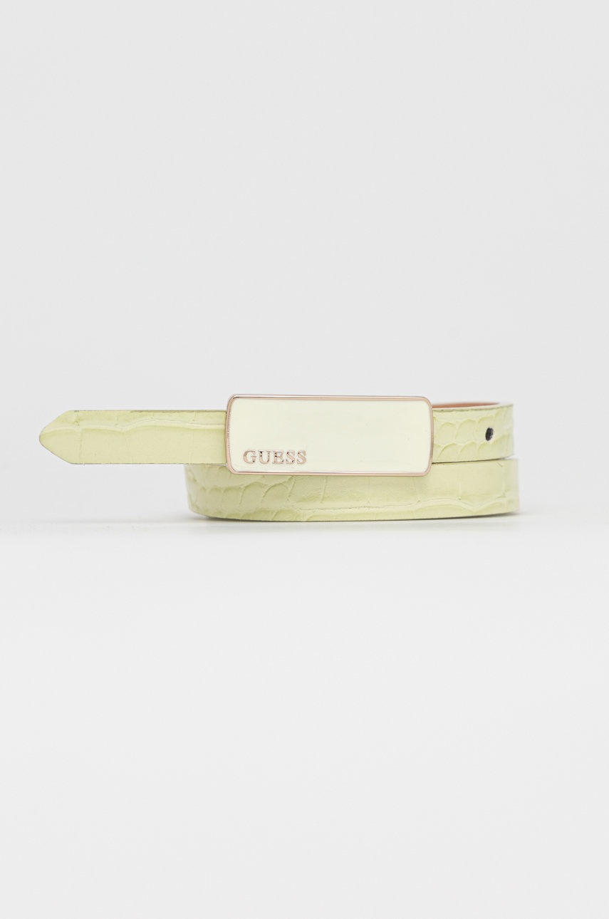 

Ремень Guess женский цвет зелёный