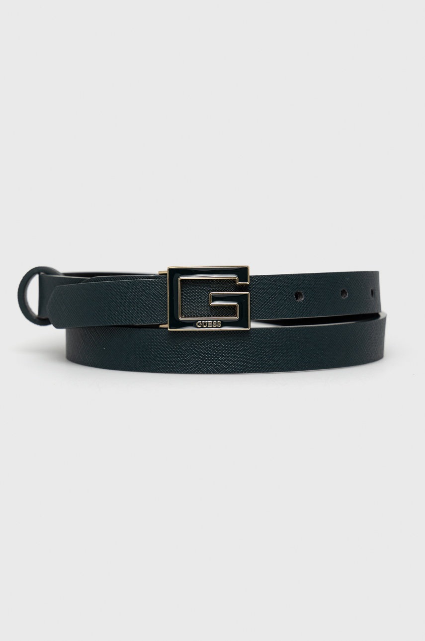 

Колан Guess дамски в черно, Зелен