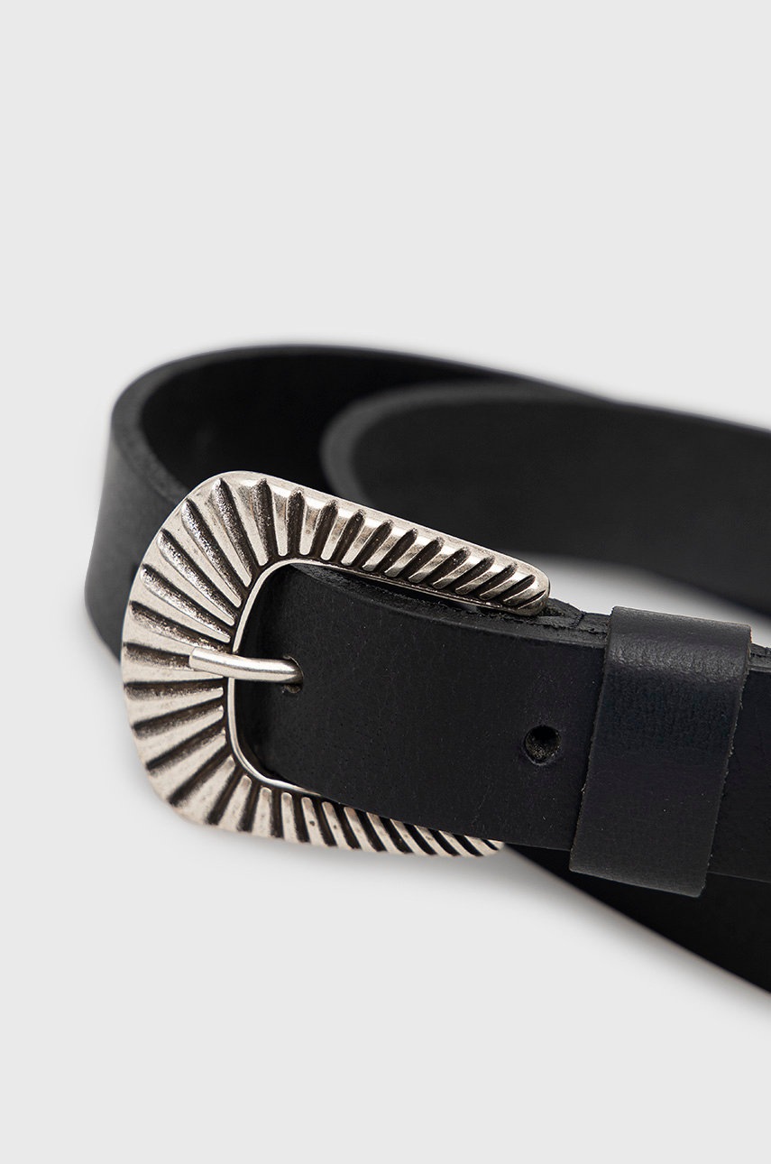 

Кожаный ремень Pepe Jeans Aroa Belt женский цвет чёрный