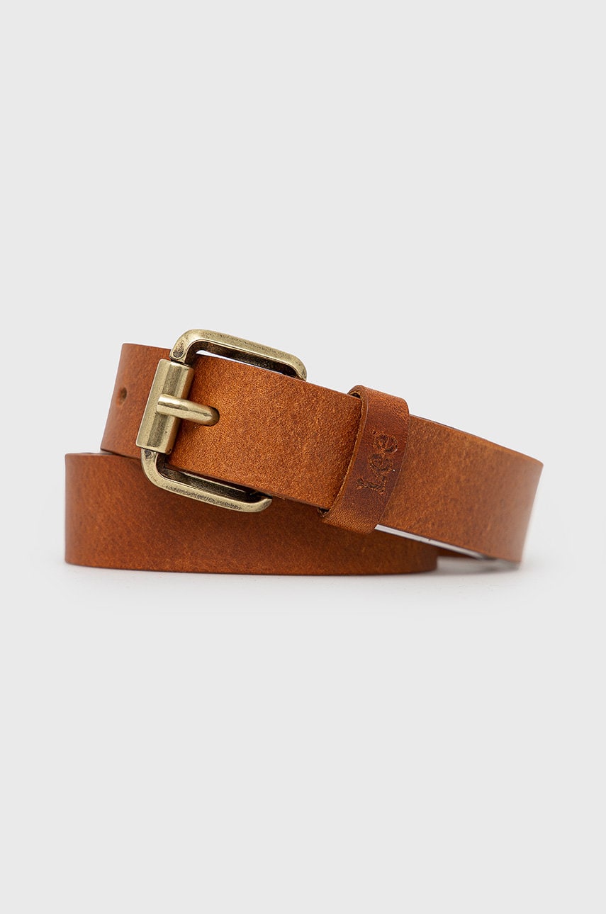 Lee curea de piele femei, culoarea maro
