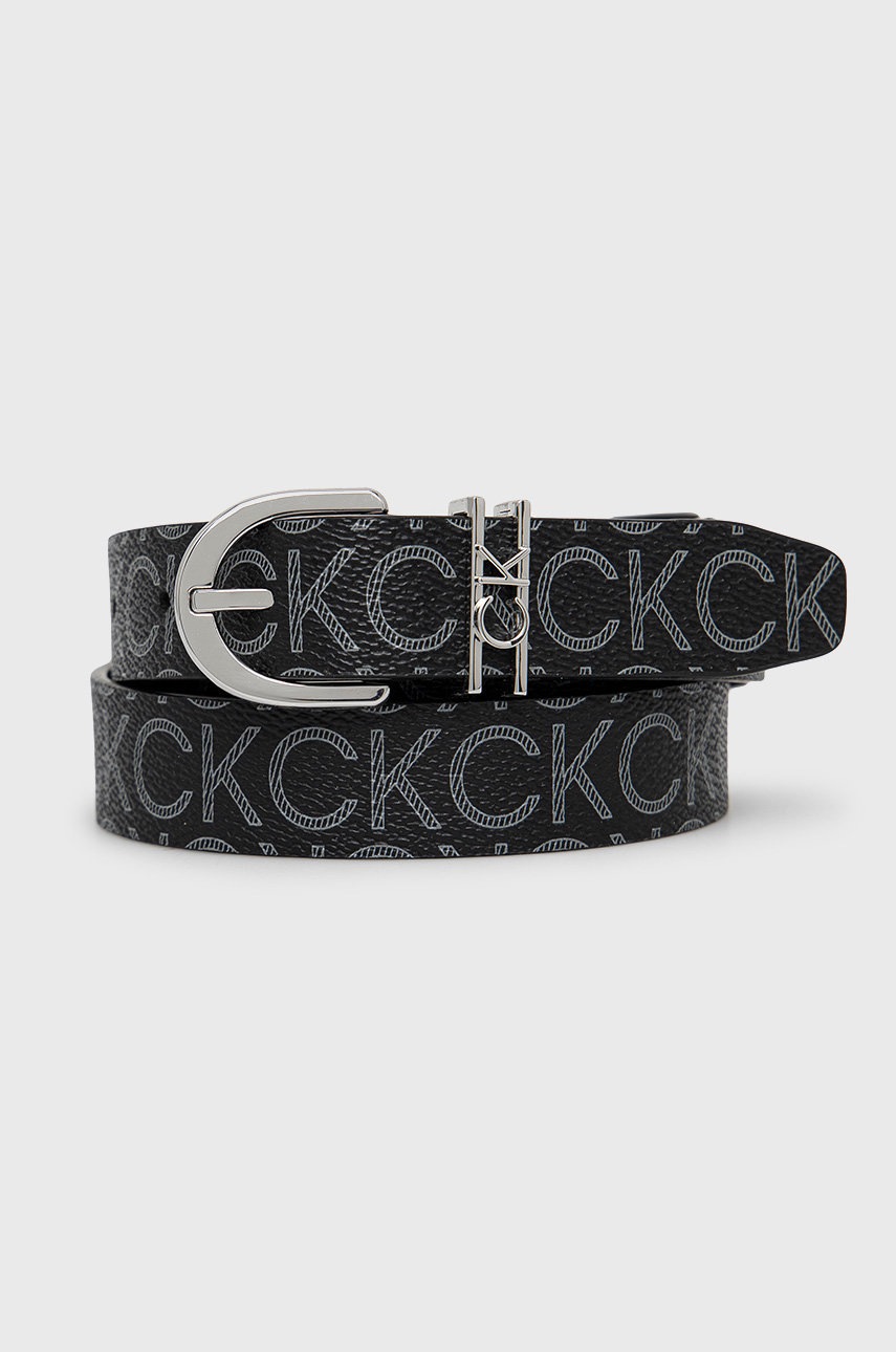 

Колан Calvin Klein дамски в черно, Черен
