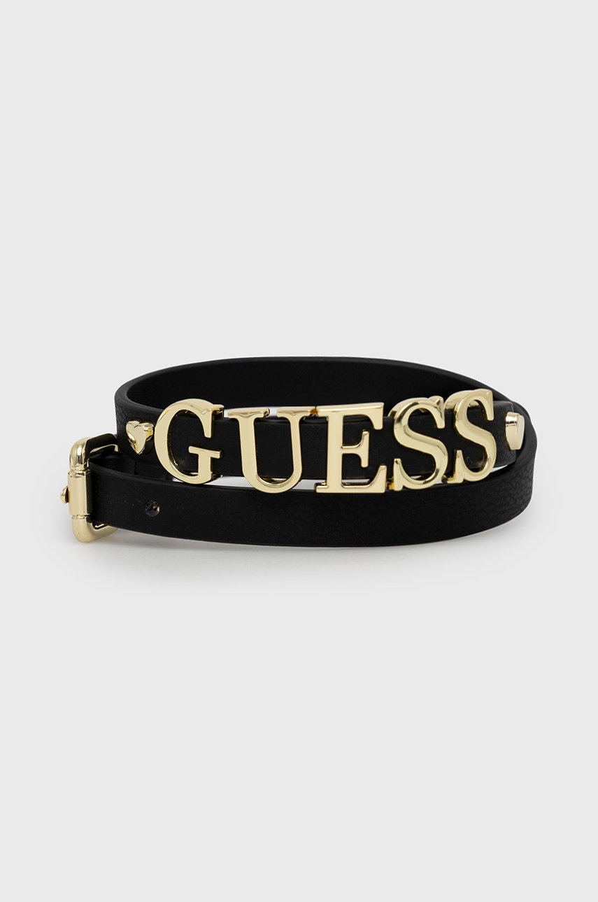 

Колан Guess в черно, Черен