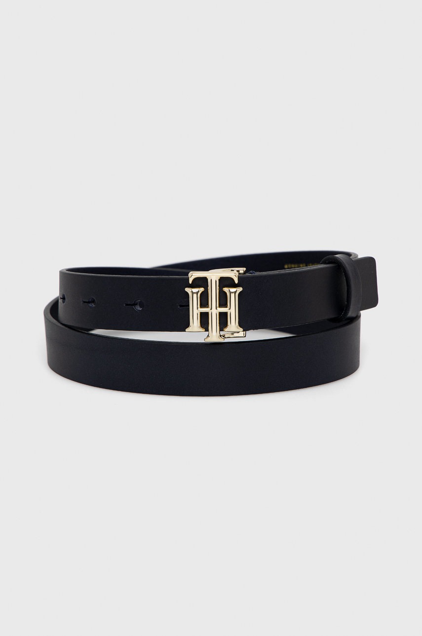 

Кожен колан Tommy Hilfiger в тъмносиньо, Тъмносин