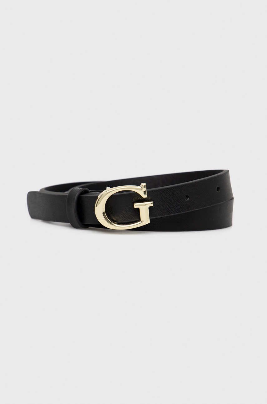 

Детски колан Guess в черно, Черен