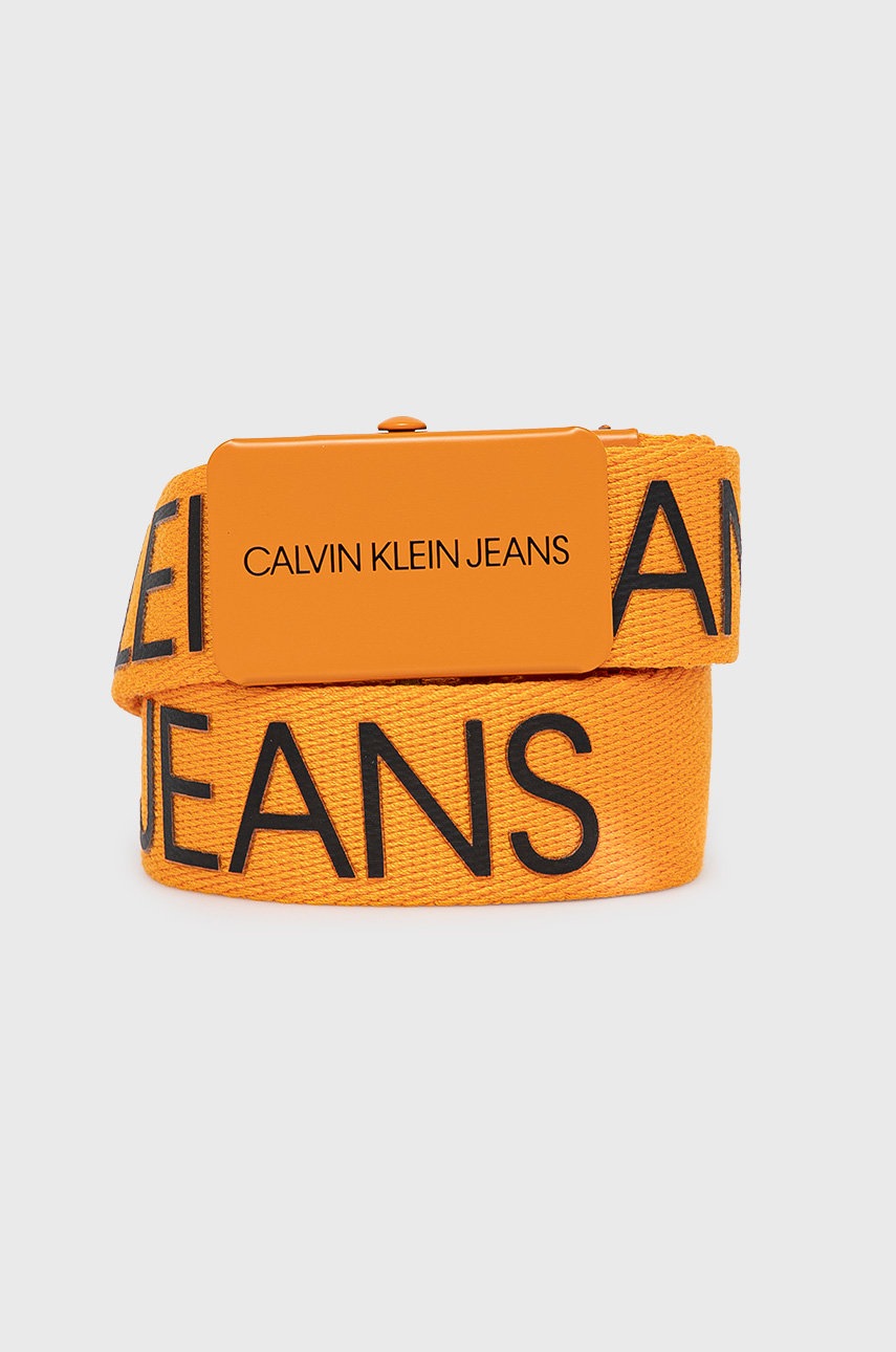 

Колан Calvin Klein Jeans в оранжево, Оранжев