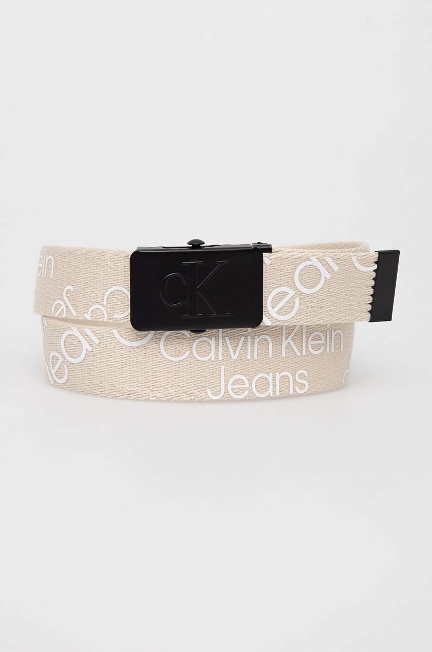 

Детски колан Calvin Klein Jeans в бежово, Бежов