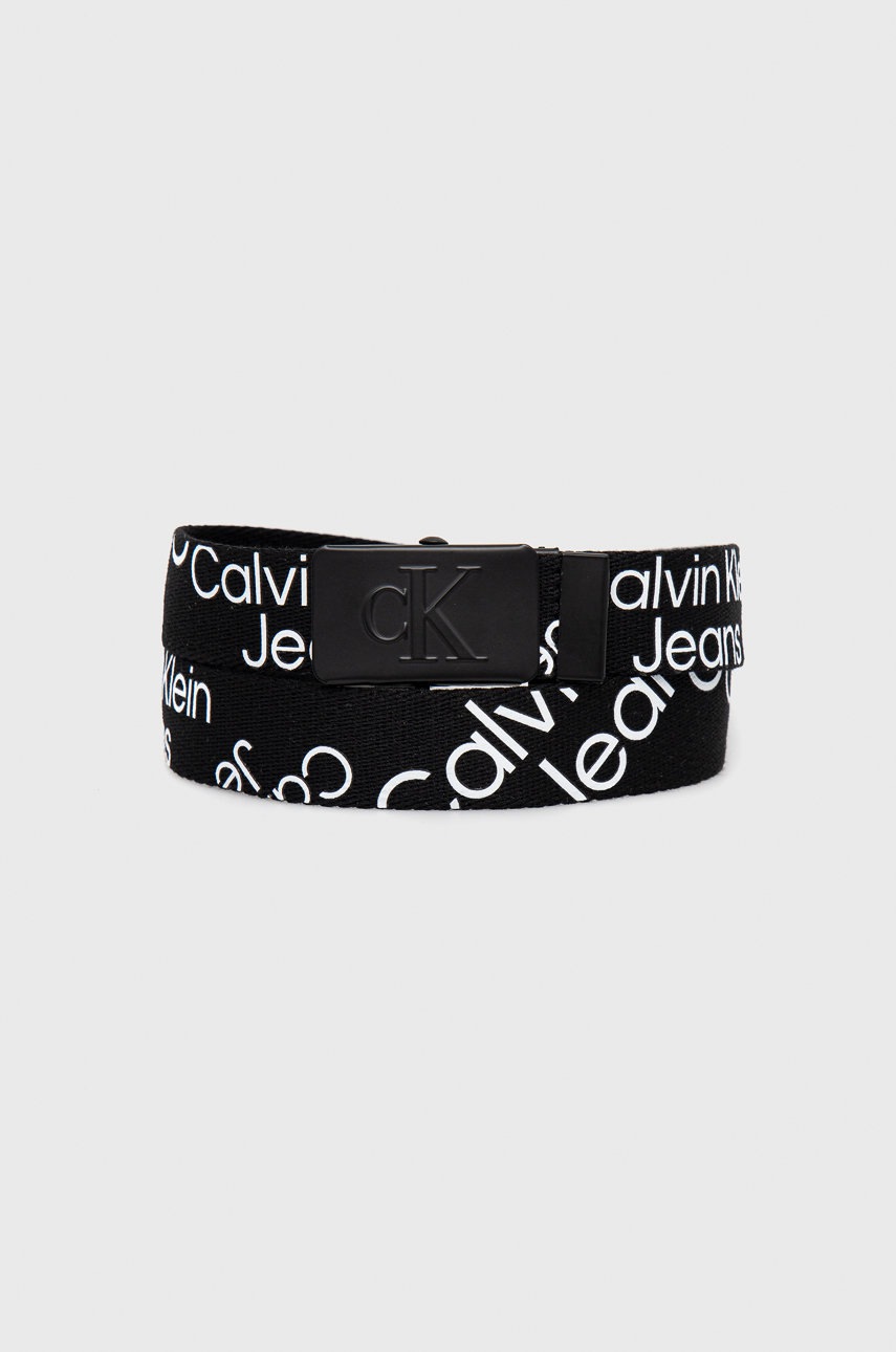 

Детски колан Calvin Klein Jeans в черно, Черен