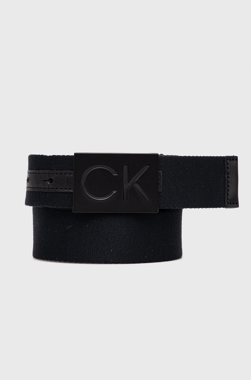 

Колан Calvin Klein мъжки в черно, Черен