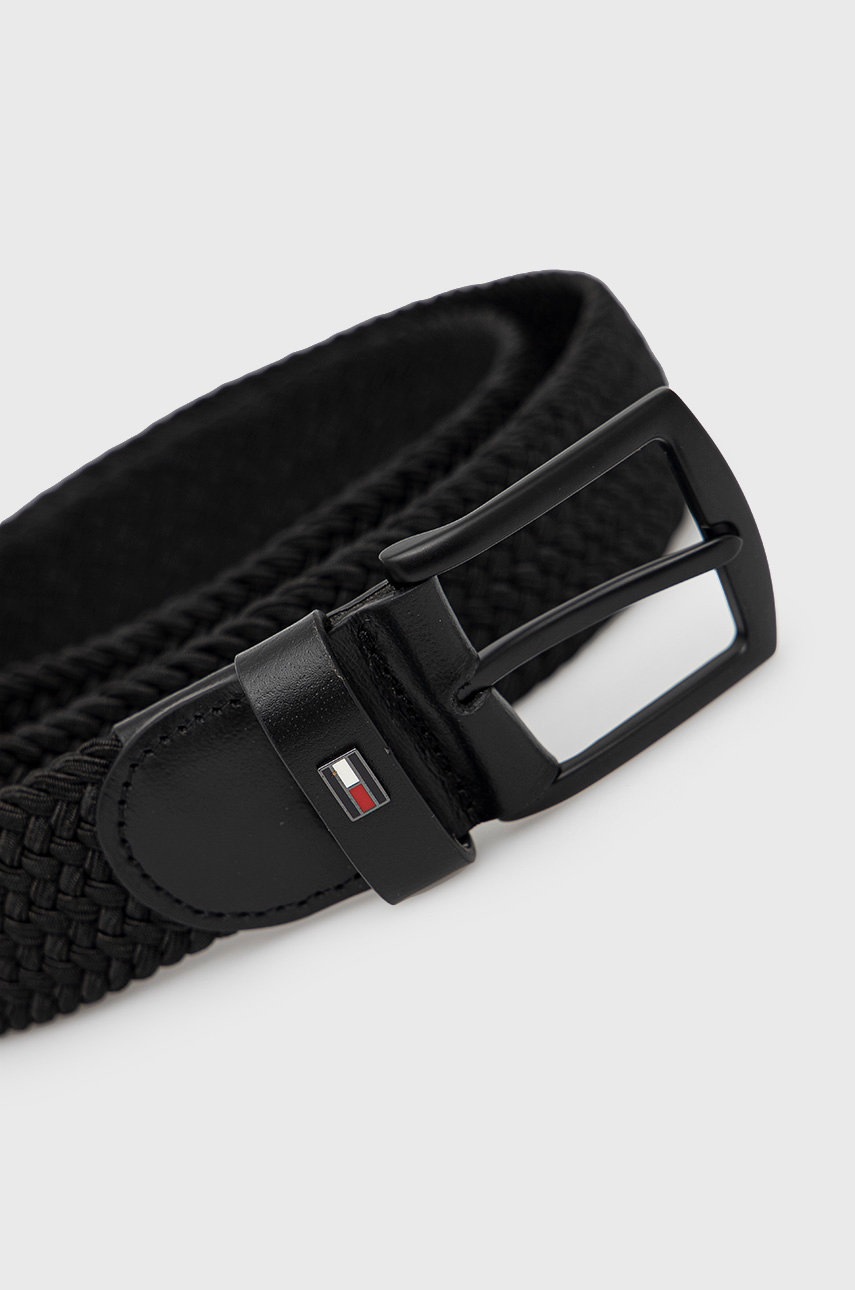 

Ремінь Tommy Hilfiger Denton Elastic 3.5 чоловічий колір чорний