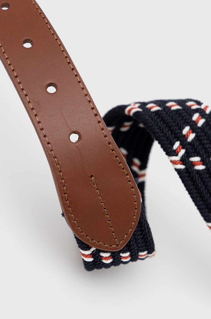 

Ремінь Tommy Hilfiger Casual Essential Elastic 3.5 чоловічий колір синій