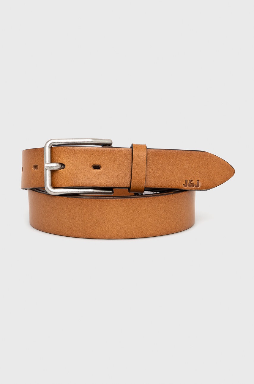 

Кожен колан Jack & Jones мъжки в кафяво, Кафяв