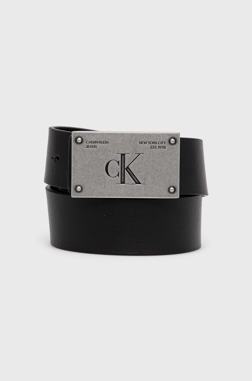 

Колан Calvin Klein Jeans мъжки в черно, Черен