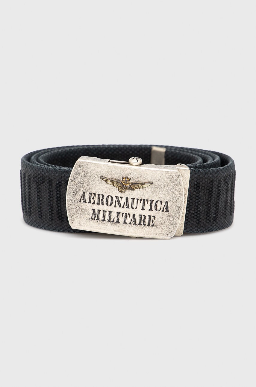 Aeronautica militare curea barbati, culoarea negru