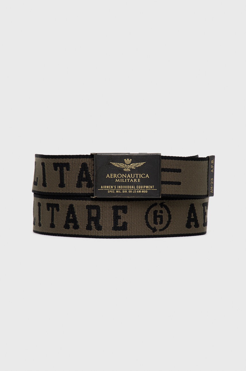 

Колан Aeronautica Militare мъжки в зелено, Зелен