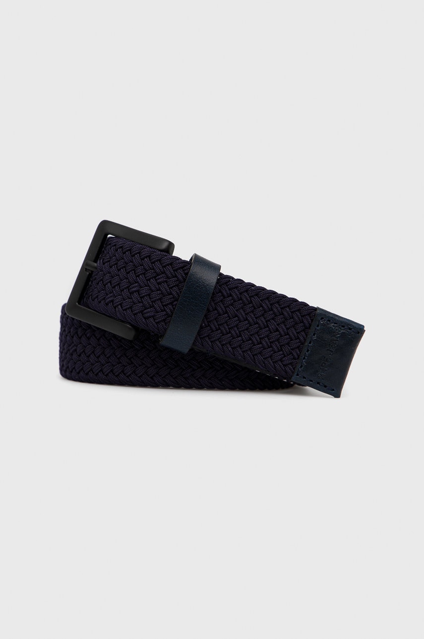 Pepe jeans curea rob belt barbati, culoarea albastru marin