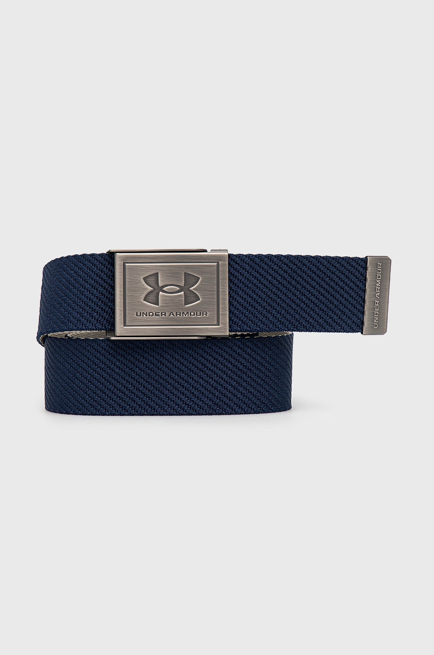 Under armour curea cu doua fete barbati, culoarea albastru marin