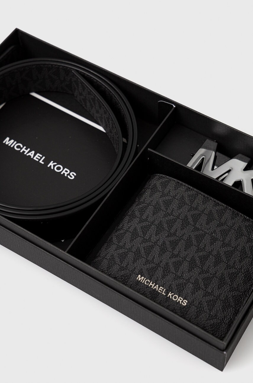 

Гаманець і пояс Michael Kors колір чорний