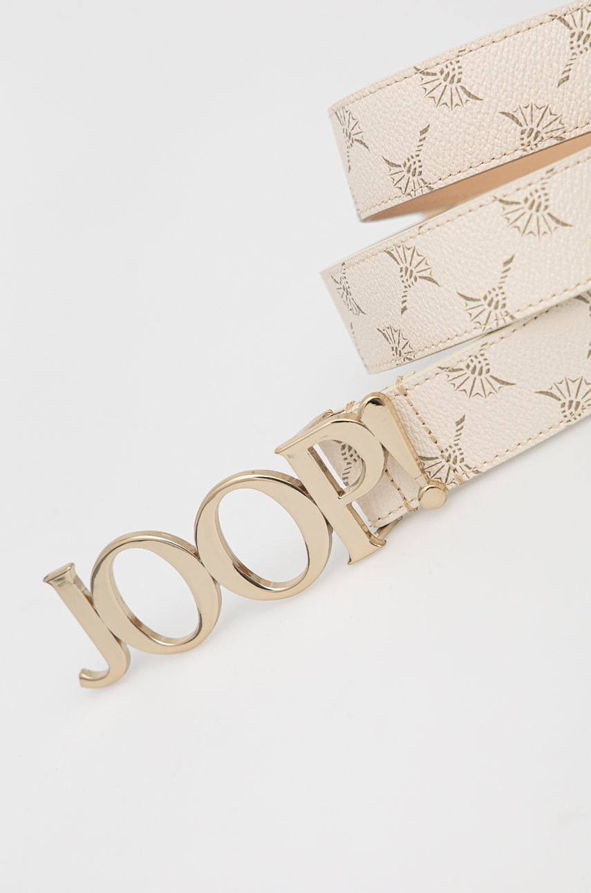 

Кожаный ремень Joop! мужской цвет бежевый