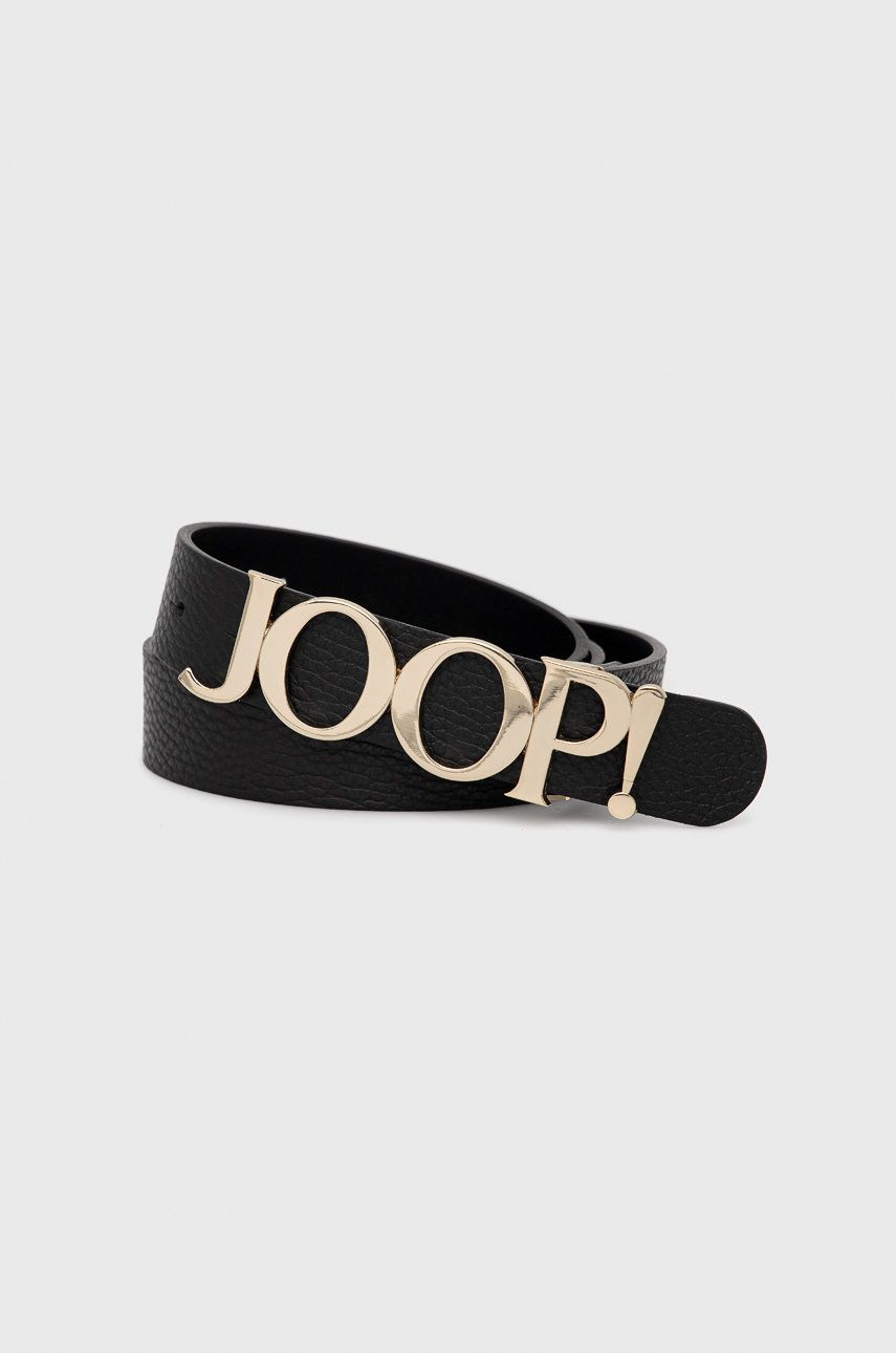 Joop! curea de piele barbati, culoarea negru