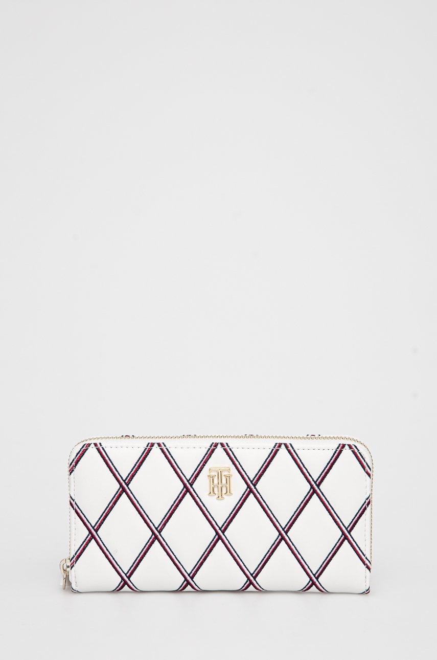 

Портфейл Tommy Hilfiger дамски в бяло, Бял